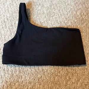 lululemon athletica Black One-Shoulder Sports Bra